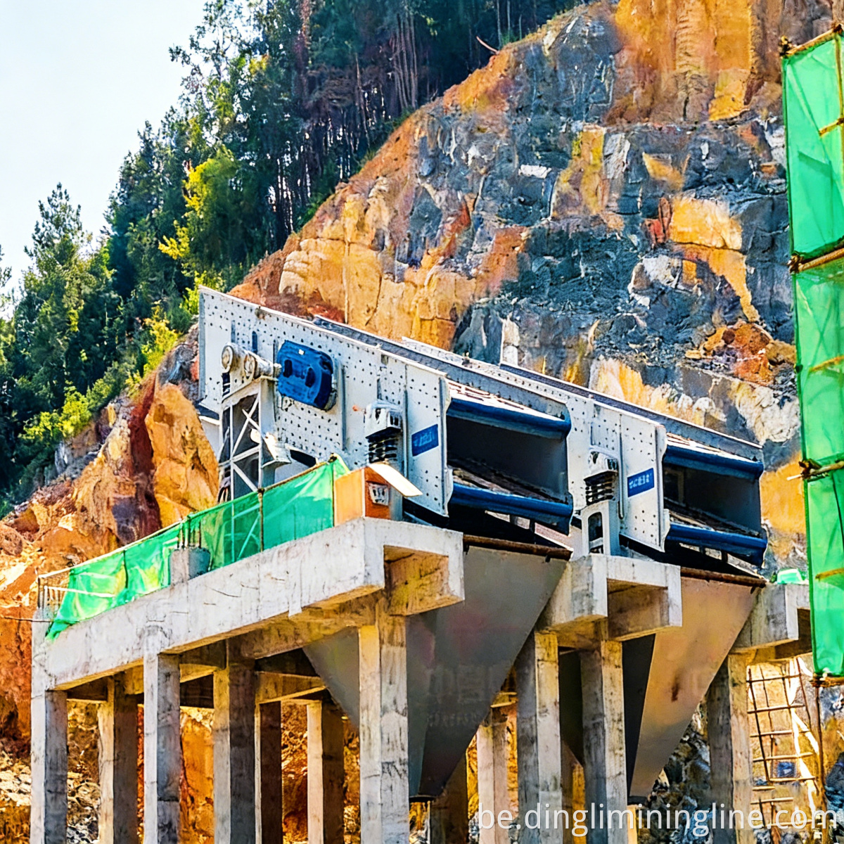 Індывідуальная вытворчая лінія для драбнення каменя Customized Stone Crushing Production Line